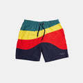 Basix New York Nylon Color-Block Shorts