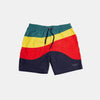 Basix New York Nylon Color-Block Shorts